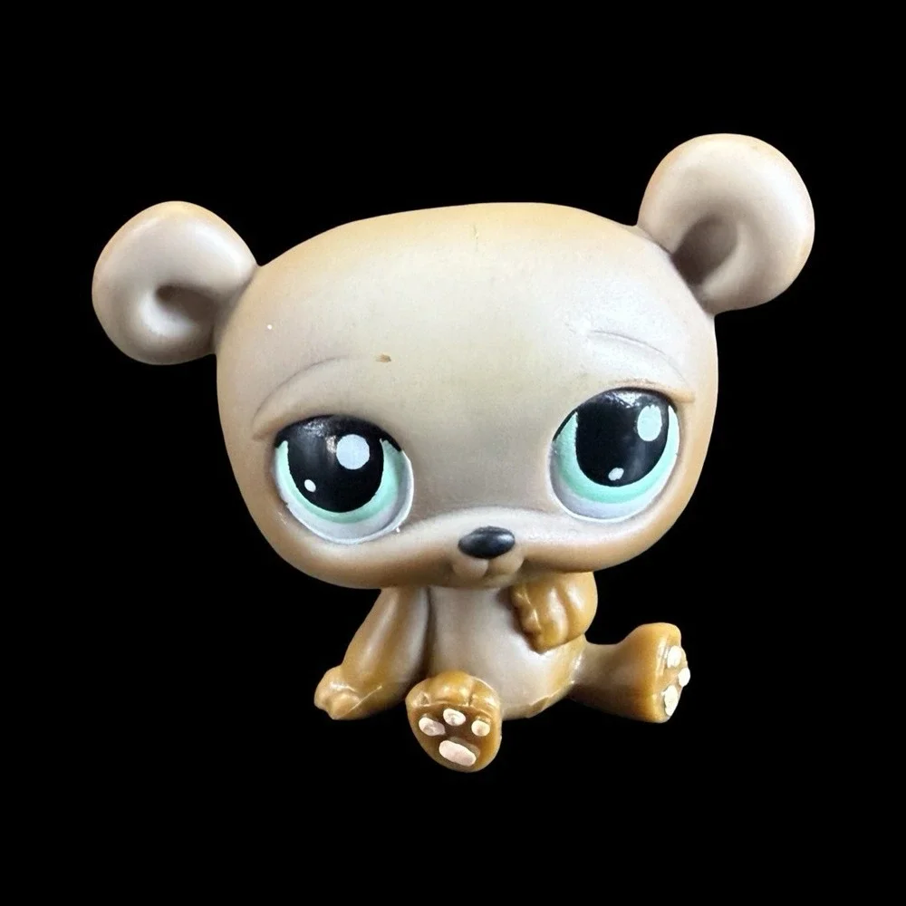 Hasbro Littlest Pet Shop LPS #1001 Bear Teal Eyes